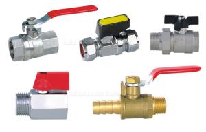 China Pneumatic Accessories BV Brass Ball Valve 25bar With Both 1/4&quot; Female Thread factory