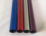 High Modulus Carbon Fiber Products Colourful Kevlar Aramid Carbon Fiber Tube