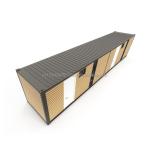 Mobile Shipping Container with 4 Bedroom Residential Mini Lounge Wall 50/75