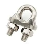 Stainless Steel Wire Rope Clip DIN741 Fasteners for Rigging Hardware Application
