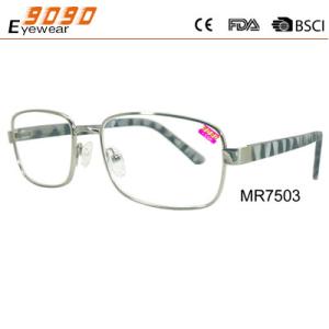China Unisex fashion design reading glasses with stainless steel, suitable for men and women factory
