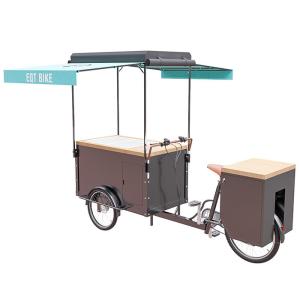 China Mobile Three Wheel Ice Cream Bicycle Cart With Low Power Consumption factory
