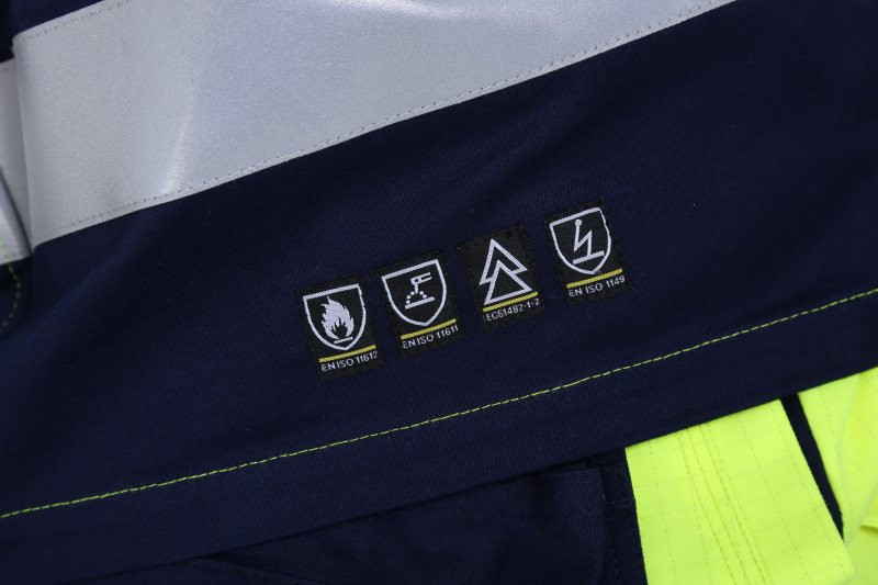 50mm Fr Tape Multi Norm Workwear 290gsm Yellow Hi Vis Jacket