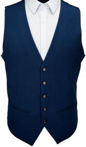 China Excellent Workmanship Mens Tailored Dress Vest Navy Formal Person All Season factory
