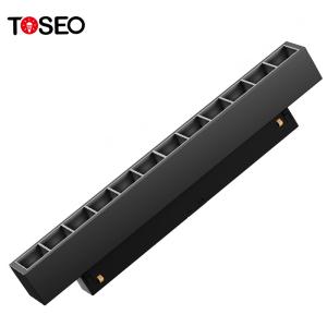 China Living Room Magnetic Track Lights 60LM/W 48V Black 3 Year Warranty factory