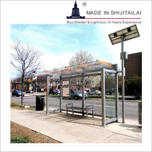 China Illuminated ISO9001 7000*2700mm Modern Bus Shelter factory