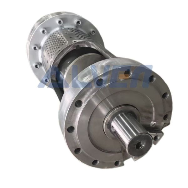 China Grade 2 Extruder Squeezer Screw & Barrel For Tons Of Packets Of Extrusion Granulation factory