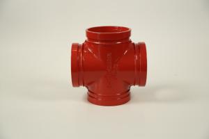 China High Strength Grooved Fittings 4 Way Corrosion Resistance factory