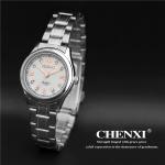 Rose Gold 010D07J Wrist Watches Men Stainless Steel Watch for Couple Black White