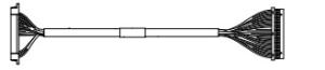 China ATM Spare Parts 445-0749527 LVDS HARNESS 600MM factory