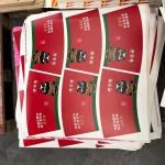Flexo Printed Paper Cup Fan Grade B Double Side Coating