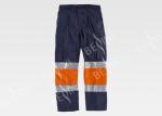 Poly Cotton Mens Outdoor Work Pants / Multi - Pocket Outside Work Clothes