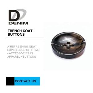 China 28L 32L Trench Coat Buttons 4 Holes Round Shaped ISO 9001 Approved factory