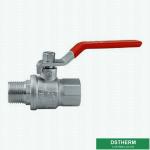 Male Female Nickel Plated Middle Weight Water Supplying Ball Valve Customized