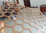 Carbon Steel Hexagonal Perforated Metal Screen Panels 2440mm 1220mm