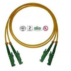 China 0.9mm PVC E2000 Fiber Optic Patch Cables Single Mode Double Cores factory