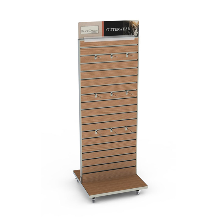 Custom Clothing Display Racks Gondola Retail Clothing Display Stand For Shops