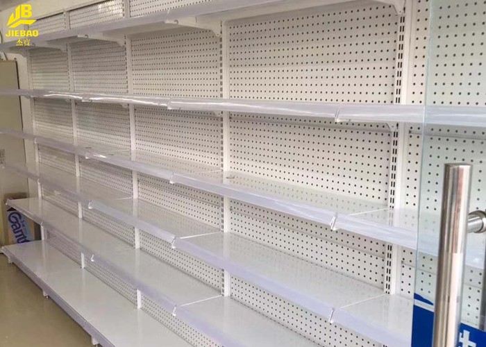 Customized Size Display Racks For Retail Stores , 30kg/ Layer Load Metal Rack For Shop