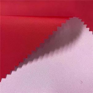 China 75DX320D Taslon Recycled Polyester Material 189T 144gsm 150cm Milky Coating factory