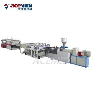 China Celuka Kitchen Cabinets PVC Foam Board Machine , Plate Crust Wpc Board Machine factory