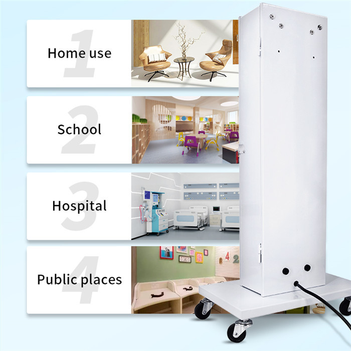 200W UV Sterilization Trolley UV Disinfection Lamp