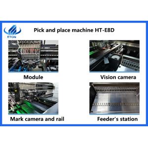 Multifunctional SMT Placement Machine 90000CPH Double Rail 48PCS Feeders