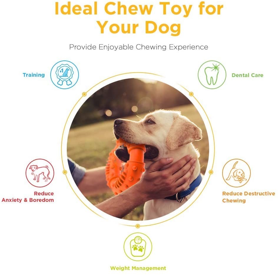 Indestructible Strong Toughest Natural Rubber Chew Toys For Dogs