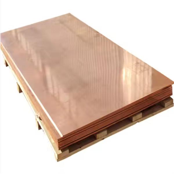 High Strength Cold Rolled Copper Sheet 0.1mm-200mm HRB 50-85 For Industrial