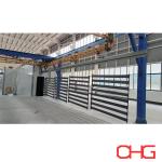 High Performance Powder Coating Line for Shelves 13.5m Hangers PP Spray Booth