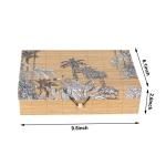 Chinese Style Classic Lidded Wooden Box Bamboo Jewelry Box Eco Friendly