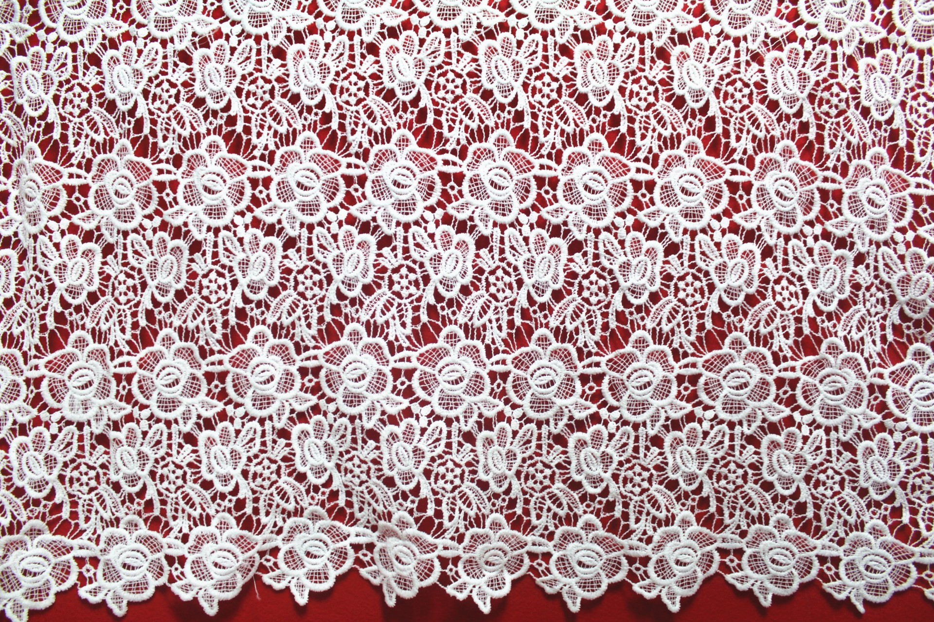 Apparel Accessories Chemical Lace Fabric Water Soluble Embroidery lace fabric