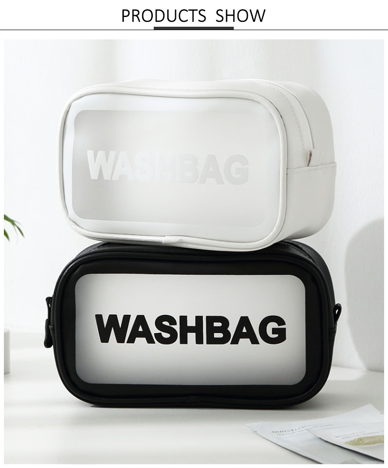 Frosted PVC Makeup Bag