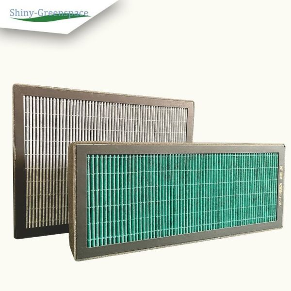 China SX F9 HEPA Folded Filter with Activated Carbon 592x592x600mm factory