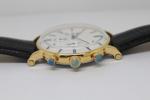 Genuine Leather Popular Men Business Watch / Mineral Glass Watch With Buckle