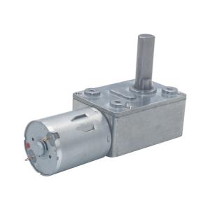China Low RPM Speed DC Worm Gear Motors 2RPM M8 Type D Shaft Reversible factory