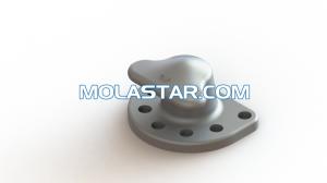 China Molastar Customize Marine Ship Stainless Steel Mooring Single Bitt Bollard T Head Dock Bollard factory