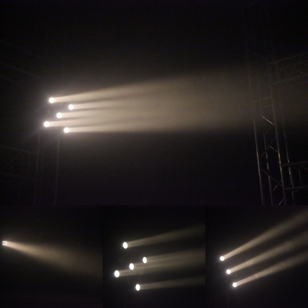 9pcs 3W warm white RGBW LED Gold matrix moving head stage light For Dj Equipment