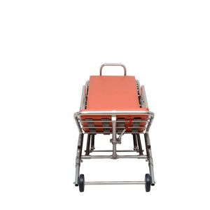 Class I Adjustable Stretcher Orange Auto Loading Stretcher With IV Pole