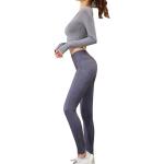 Smooth Fabric flat lock stitching leggings for women