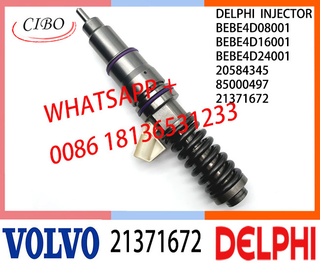 Fuel Diesel Injector 21371672 BEBE4D08001 BEBE4D16001 BEBE4D24001 20584345 85000497 E3.18 for VOL D13 EURO 3 LOW POWER