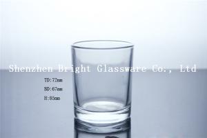 China Glass Candle Holder, Clear glass cup factory