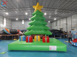 China Inflatable Christmas Tree Jumping Area Inflatable Bouncy Castle factory
