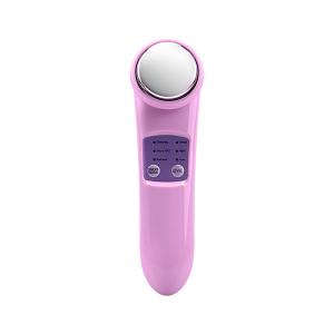 China Ultrasonic Ion Anti Aging Led Handheld Facial Device Skin Tighten Massager Rechargeable factory