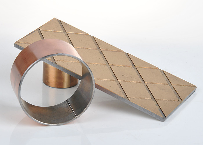 PTFE Coated Oilless Sintered Self Lubricating Bearings High Load Capacity