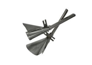 China 80 Mm Liquid Stick Bag Formers 3 Side Seal For Vertical Packing Machines factory