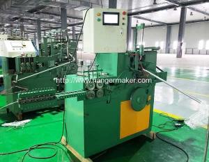 China PET Coated Wire Straight Hook Hanger Making Machine for Laundry factory