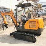 Hydraulic Tiny Mini Excavator 2000kg 4km/h Compact Digging Equipment