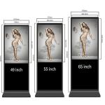 Android 43 Inch Floor Standing Digital Signage Capacitive Tablet LCD