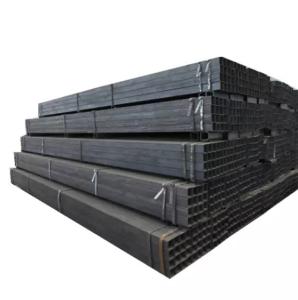China Black Square Pipe ERW Welded Black Steel Pipe Hot Dipped Galvanized Carbon Steel Pipe Welded Pipe factory