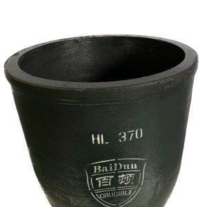 Conventional High Purity Graphite Crucible 1-100kg Round Aluminium Melting